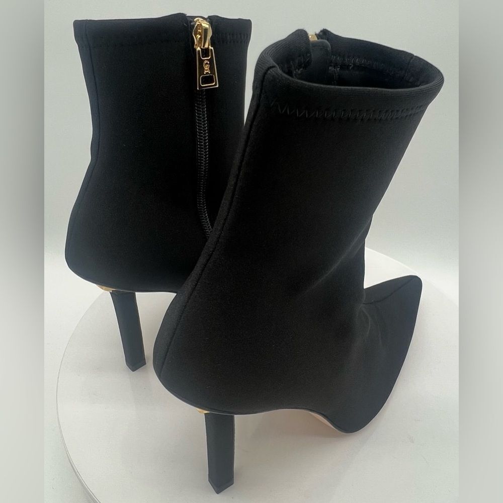 GOOD AMERICAN | Ankle Shine Neoprene Booties | Black | NWT 9 | w/ Dust Bag - Picture 10 of 15